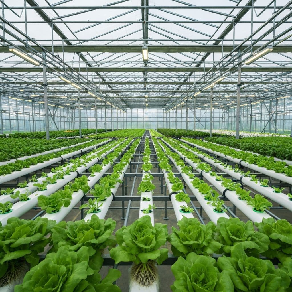Hydroponic Farm, Mohali - after construction by Babson Infra